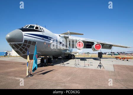 Das Royal International Air Tattoo, RAF Fairford, Gloucestershire, UK. 15. Juli 2018. Die jährliche Veranstaltung auf den letzten Tag, bringt einen Rekord von 185000 vi. Stockfoto