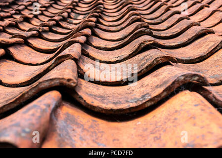 15-05-2018 East Linton, Schottland, Großbritannien. Dach Details im East Linton gefunden. Foto: © Simon Grosset Stockfoto