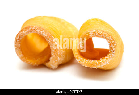 Winter blätterteiggebäcke von Reinosa, Hojaldres de Invierno, Spezialität von Reinosa, einer der kleinsten Gemeinden in Kantabrien, Spanien Stockfoto