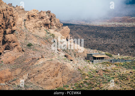 Das ethnographische Museum Juan Évora im Nationalpark Teide von Teneriffa Stockfoto