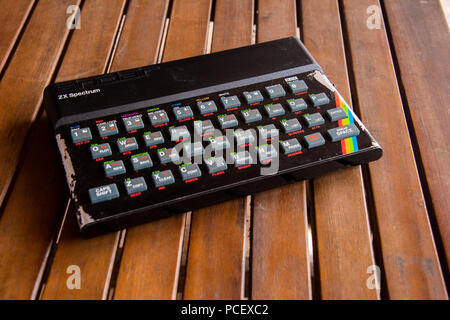 Sinclair Spectrum ZX Tastatur Stockfoto