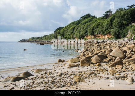 Porthcressa Strand, St Marys, Isles of Scilly Stockfoto