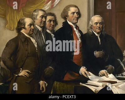 140 Ausschuss von fünf, 1776 Stockfoto