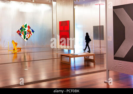 Das Ian Potter Centre ist Teil der National Gallery von Victoria und hält Sammlungen von australischen und andere Kunst. Stockfoto