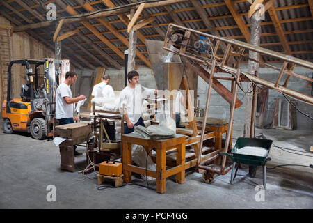 Salz Fabrik, alte Salz Stadt Nin, Kroatien Stockfoto