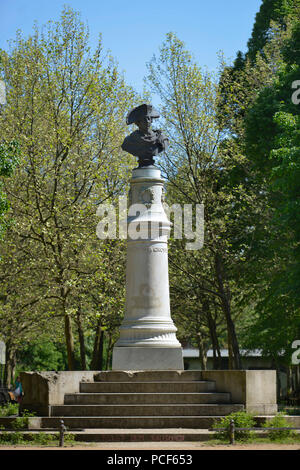 Denkmal Friedrich der Grosse, Volkspark Friedrichshain, Berlin, Deutschland Stockfoto