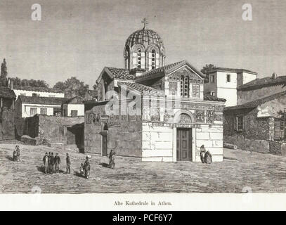 40 Alte Kathedrale in Sibenik - Schweiger Lerchenfeld Amand (Freiherr von) - 1887 Stockfoto
