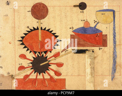 54 arabische Maschine Manuskript - Anonym-Frau oder. fol. 3306 m Stockfoto