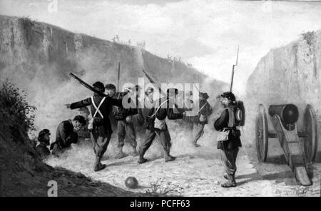 100 Brooklyn Museum - Bürgerkrieg Szene - insgesamt Stockfoto