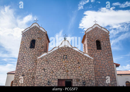 San Antonio de Padua Kirche - San Antonio de los Cobres, Salta, Argentinien Stockfoto