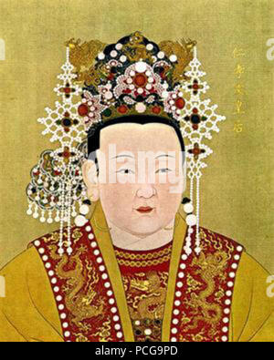 127 chinesischen Ming Dynastie Kaiserin RenXiaoWen Stockfoto