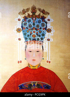 127 chinesischen Ming Dynastie Kaiserin Xiaojingxian Stockfoto
