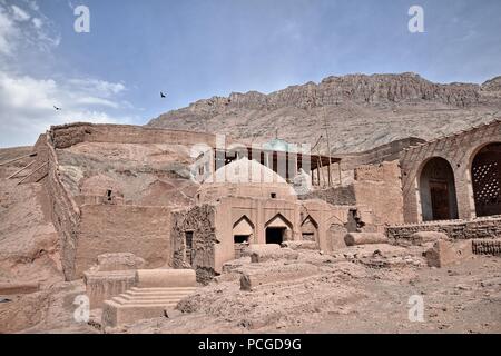 Tuyuk ist eine alte Oase - Dorf in der Wüste Taklamakan in Schneiden in Die Flammenden Berge, der Uigurischen Autonomen Region Xinjiang der Volksrepublik China. Stockfoto