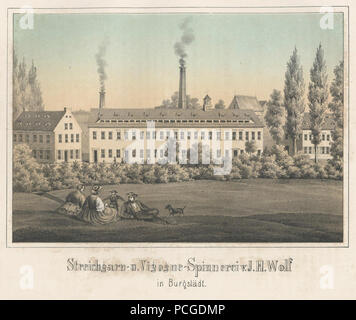 Album der Sächsischen Industrie Band 2 0343. Stockfoto