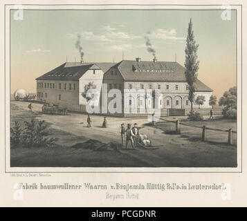 Album der Sächsischen Industrie Band 2 0257. Stockfoto