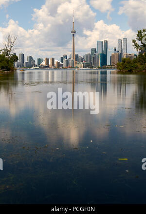 Feuchter Tag auf den Inseln in der Nähe von Toronto Stockfoto