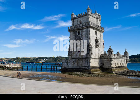 Torre de Belém, Torre de São Vicente Lisboa, Portugal Stockfoto