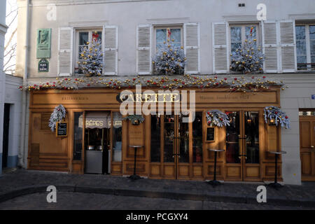 La Maison Carette de Montmartre in Paris, Frankreich Stockfoto