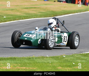 Jonathan Fyda, U2 Mk3, FJHRA, historische Formel Junior hinten Motor, HSCC Wolds Trophy 20 Mai, 2018, Cadwell Park, Autos, klassische Rennwagen, Historische Stockfoto