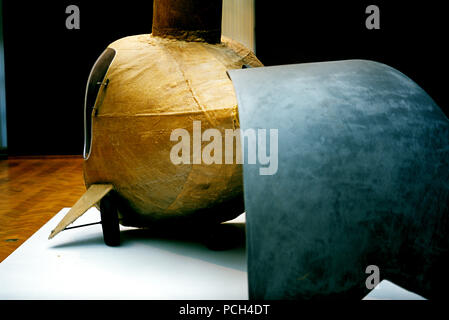 Panamarenko übersicht Ausstellung im Museum der Schönen Künste, Brüssel (Belgien, 14/11/2005) Stockfoto