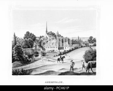 Album der Schlösser und Rittergüter im Königreiche Sachsen IV 115. Stockfoto