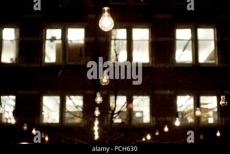 Der Puls Zimmer interaktive Installation von Canadian-Mexican Künstler Rafael Lozano-Hemmer am Artefakt Multimedia Festival in Leuven (Belgien, 14/0 Stockfoto