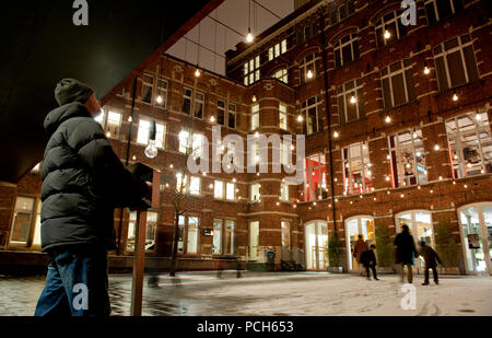 Der Puls Zimmer interaktive Installation von Canadian-Mexican Künstler Rafael Lozano-Hemmer am Artefakt Multimedia Festival in Leuven (Belgien, 14/0 Stockfoto