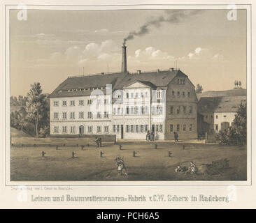 Album der Sächsischen Industrie Band 1 0131. Stockfoto