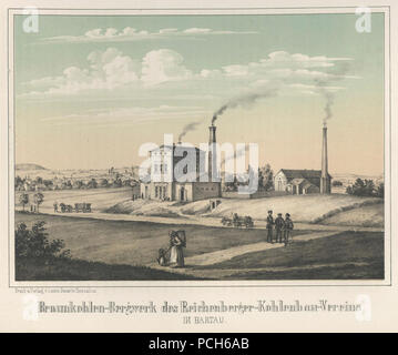 Album der Sächsischen Industrie Band 1 0109. Stockfoto