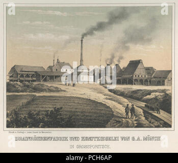 Album der Sächsischen Industrie Band 1 0069. Stockfoto