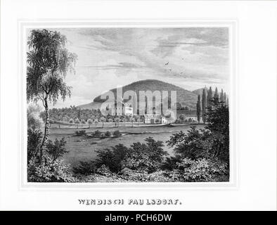 Album der Rittergüter und Schlösser im Königreiche Sachsen III B 155. Stockfoto