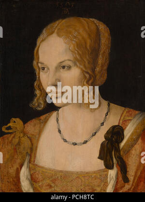 Albrecht Dürer - Portrait einer jungen venezianischen Frau- Stockfoto