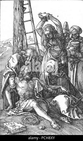 Albrecht Dürer - Klage über Christus (Nr. 12) - Stockfoto