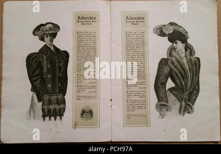 Albrecht & Sohn, Pelze, Saint Paul, Minnesota, 15. jährlichen Katalog 1505-1506 (05). Stockfoto