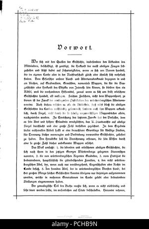 Alberti Wuerttembergisches Adels- und Wappenbuch 03. Stockfoto