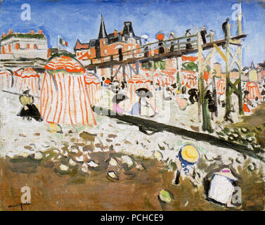 Albert Marquet, 1906 - La plage de Le Havre. Stockfoto