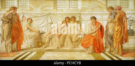 Albert Joseph Moore - Sulamith 1864. Stockfoto