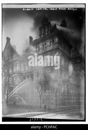 Albany Capitol, West Front, 3-27-11 Stockfoto