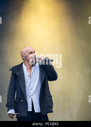 James live am 3. Tag von Rock in Rio Lisboa 2018 Parque da Bela Vista in Lisboa mit: Tim Stand, wo: Lissabon, Portugal Wann: 29 Jun 2018 Credit: Rui M Leal/WENN.com Stockfoto