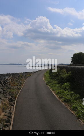 Der John Muir Weg in der Nähe des Blackness Castle Schottland Juli 2018 Stockfoto