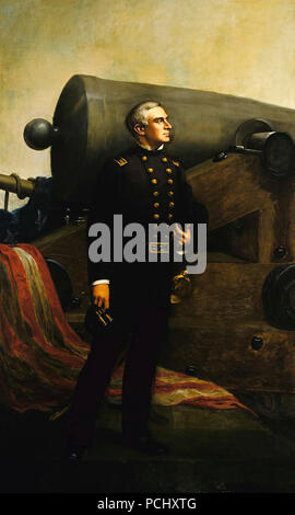 Alban Jasper Conant - Die erste Waffe auf Fort Sumter (Major Robert Anderson) - 1924.4.1 - Stockfoto