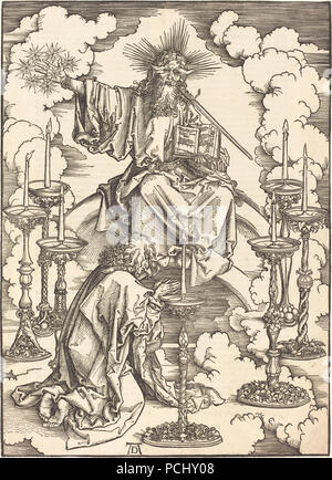 Albrecht Dürer - die Vision der sieben Leuchter (1941.3.6). Stockfoto