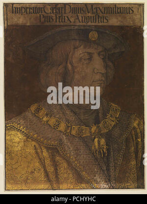 Albrecht Dürer Kaiser Maximilian I 1519. Stockfoto