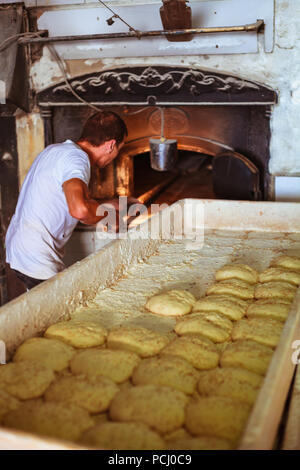 Traditionelle maltesische Bäckerei arbeiten Stockfoto