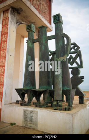 Architektur arch Tür ohne Rückkehr in Ouidah, Benin Stockfoto