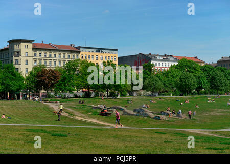 Görlitzer Park, Kreuzberg, Berlin, Deutschland, G÷rlitzer Park Stockfoto