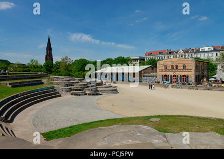 Görlitzer Park, Kreuzberg, Berlin, Deutschland, G÷rlitzer Park Stockfoto