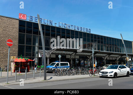 Bahnhof, Weitlingstraße, Lichtenberg, Berlin, Deutschland Stockfoto