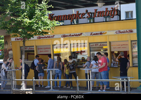 Konnopke's Imbiss, Schönhauser Allee, Prenzlauer Berg, Pankow, Berlin, Deutschland, Sch÷nhauser Allee Stockfoto