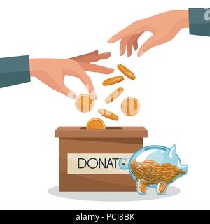 Liebe teilen und Liebe Stock Vektor